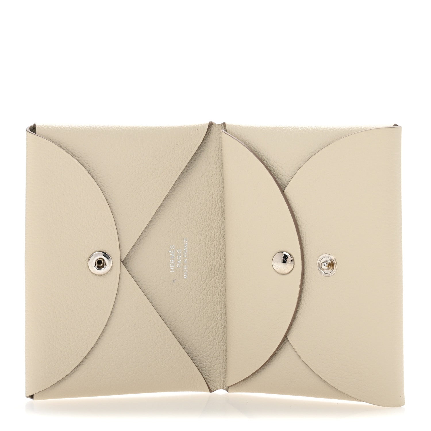 Hermes Evercolor Calvi Duo Card Case Beton 5 of 9