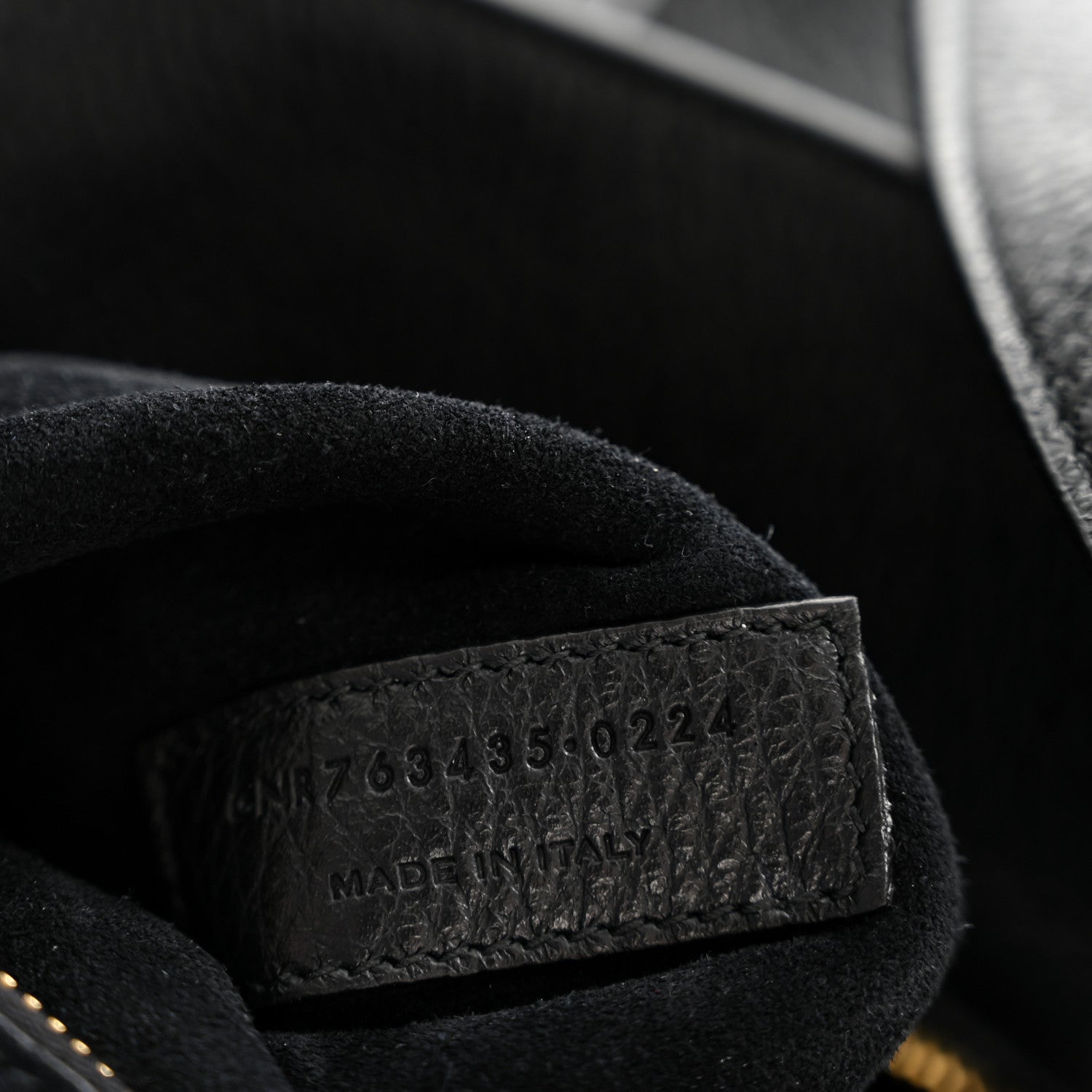 Saint Laurent Grained Deerskin Bea Tote Black 7 of 11
