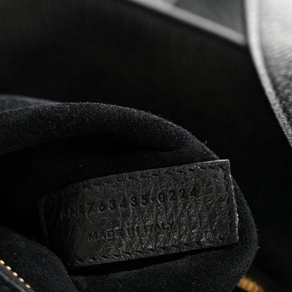 Saint Laurent Grained Deerskin Bea Tote Black 7 of 11