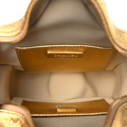 Chanel Metallic Lambskin Quilted Walk Of Fame Star Bag Gold 5 of 10