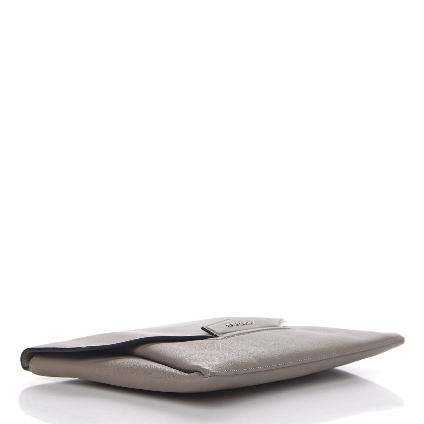 Sugar Goatskin Medium Antigona Envelope Clutch Mastic