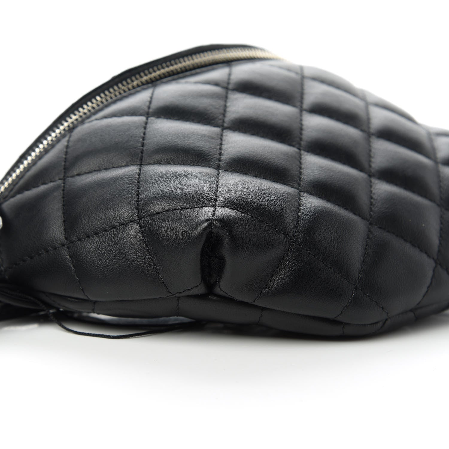 Chanel Calfskin Quilted Waist Belt Bag Black 6 of 10