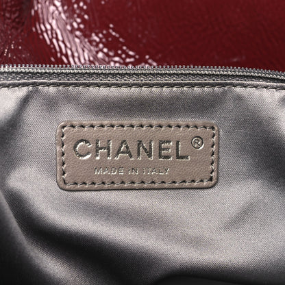 Chanel Vinyl Rock In Moscow Single Flap Dark Red 6 of 9