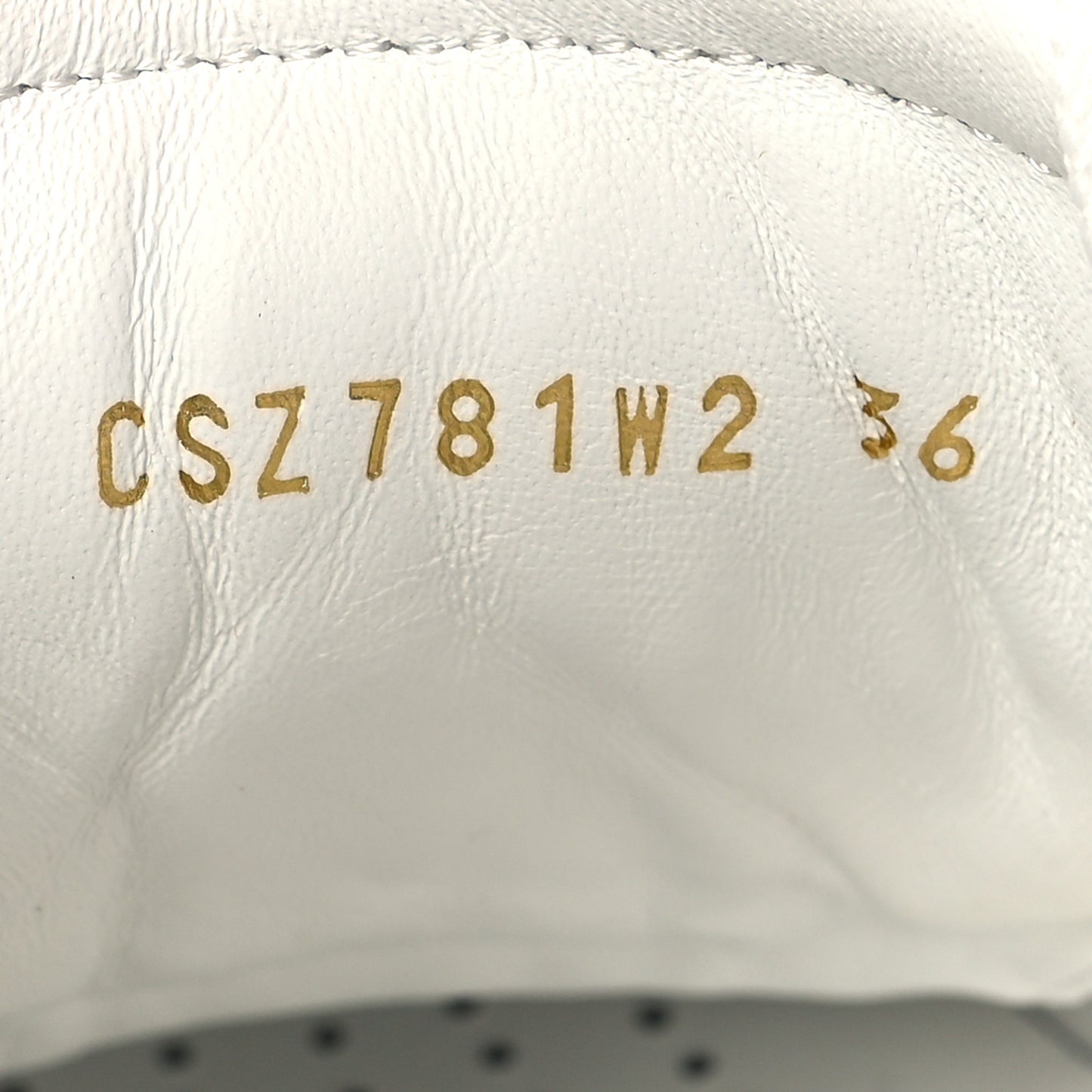 Calfskin Rockstud Open Sneakers 36 White Pewter
