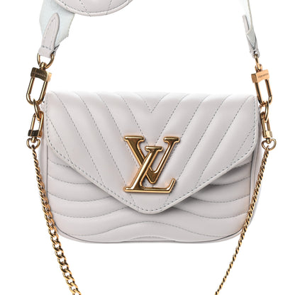 Louis Vuitton Calfskin New Wave Multi Pochette Brume 7 of 10