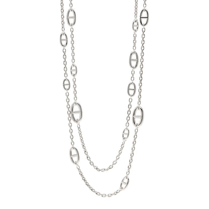 Hermes Sterling Silver Farandole Necklace 160 1 of 6