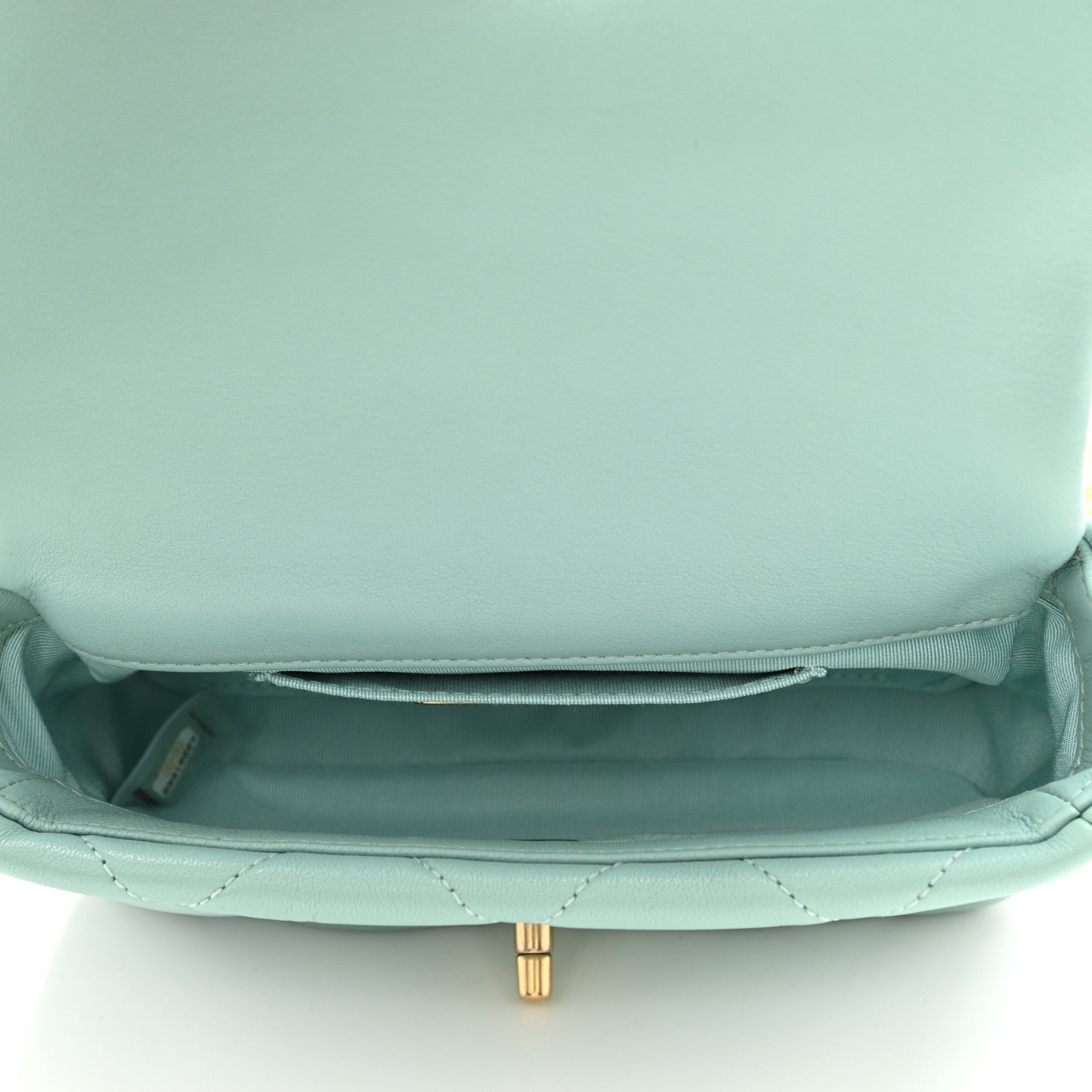 Chanel Lambskin Quilted Chanel 19 Waist Bag Light Blue 5 of 8