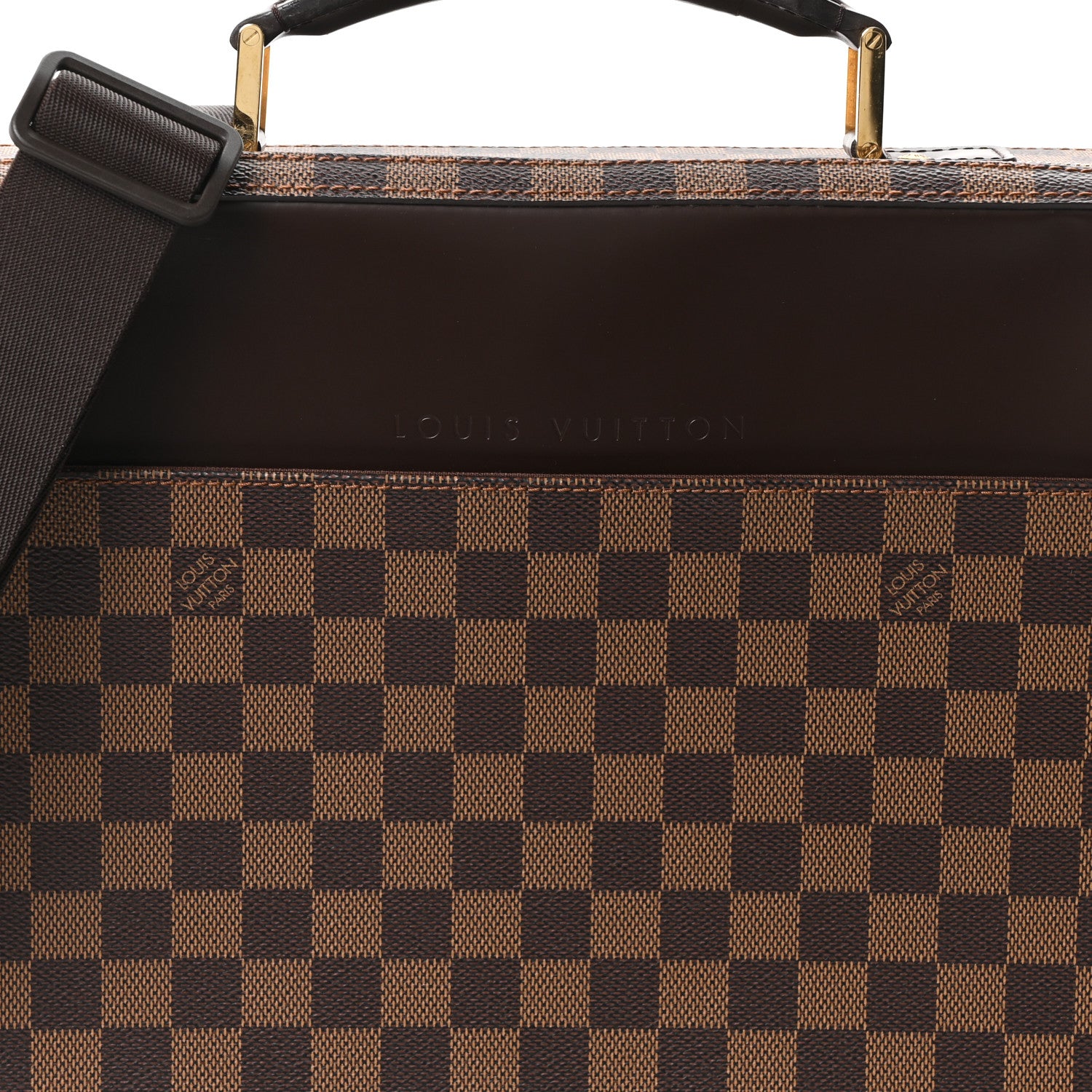 Louis Vuitton Damier Ebene Porte Ordinateur Sabana NM Computer Case 7 of 9