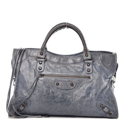 Balenciaga Agneau Classic Hardware City Bleu Glacier 1 of 15