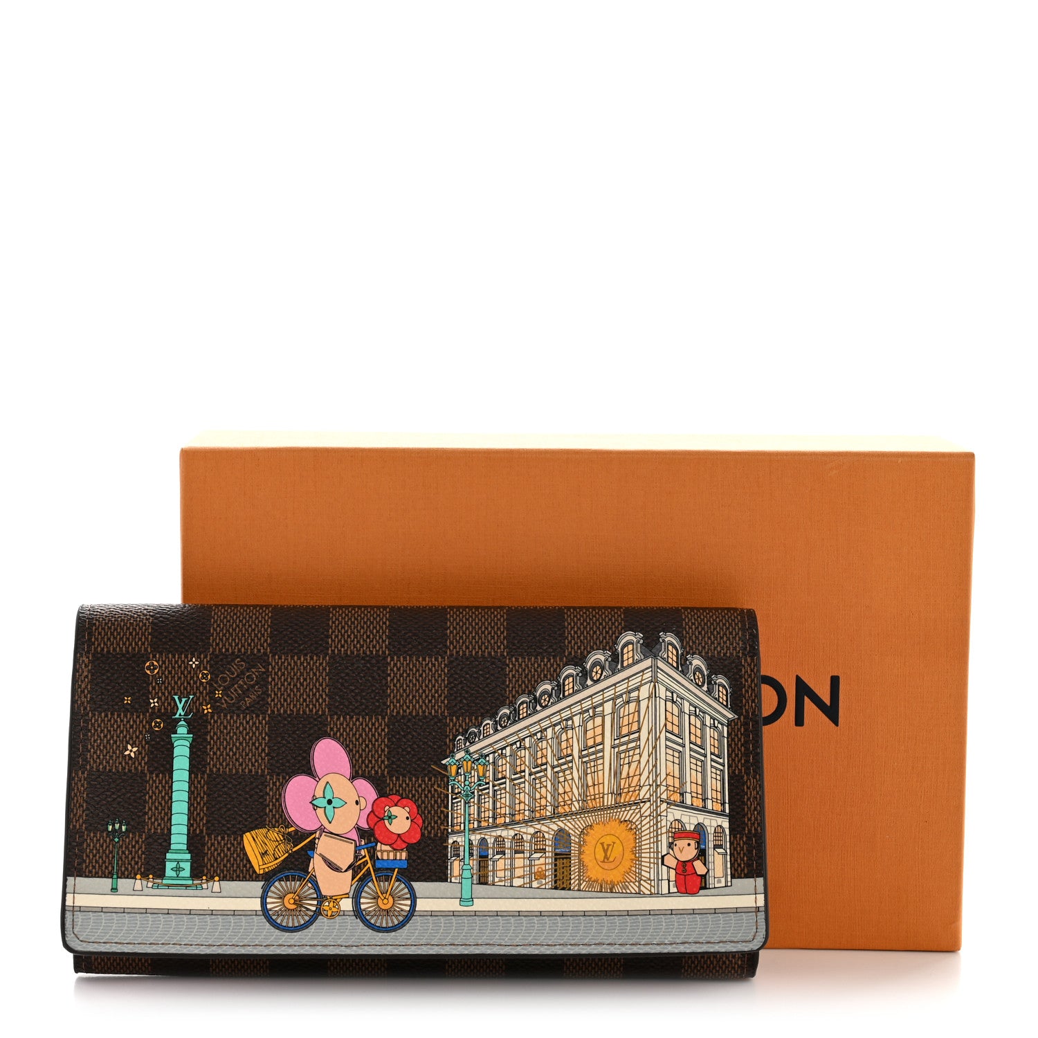 Louis Vuitton Damier Ebene 2022 Christmas Animation Paris Sarah