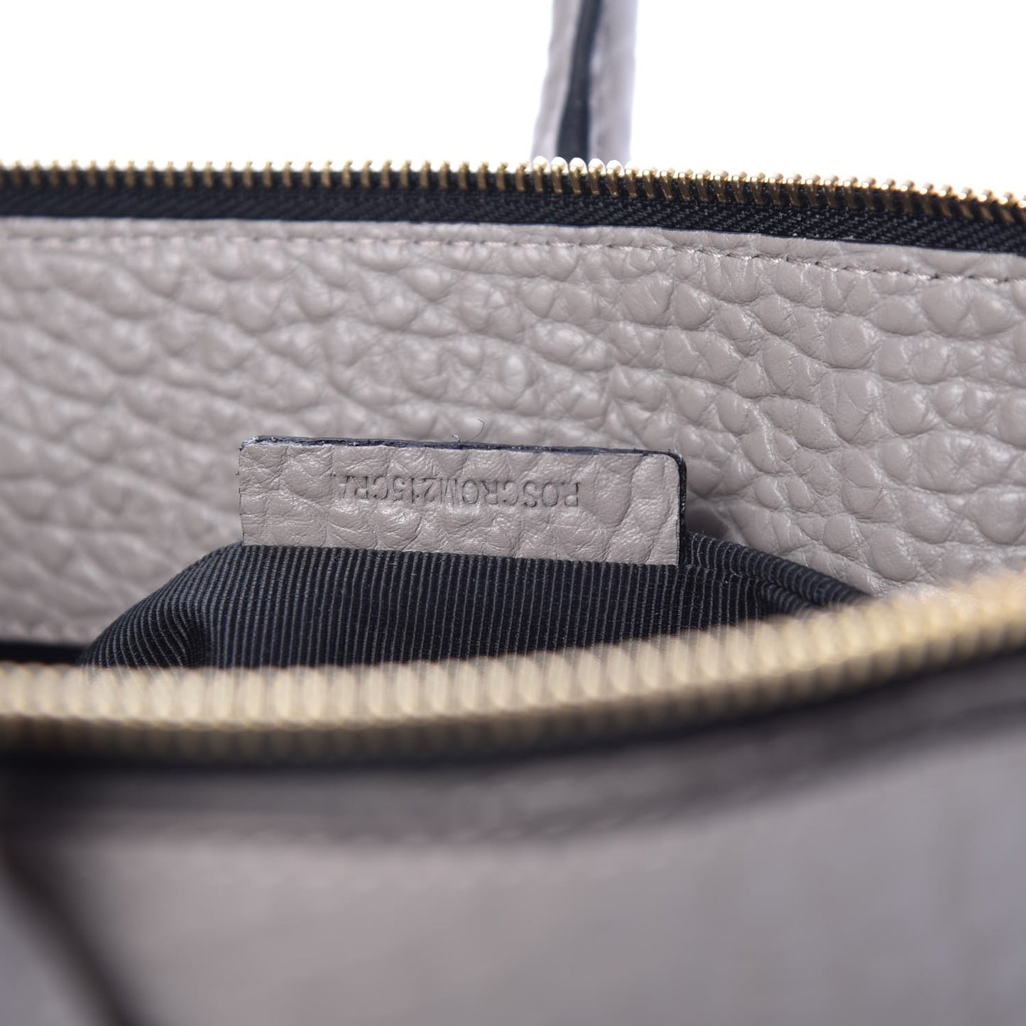 Heritage Grain Check Embossed Medium Dewsbury Tote Pale Grey