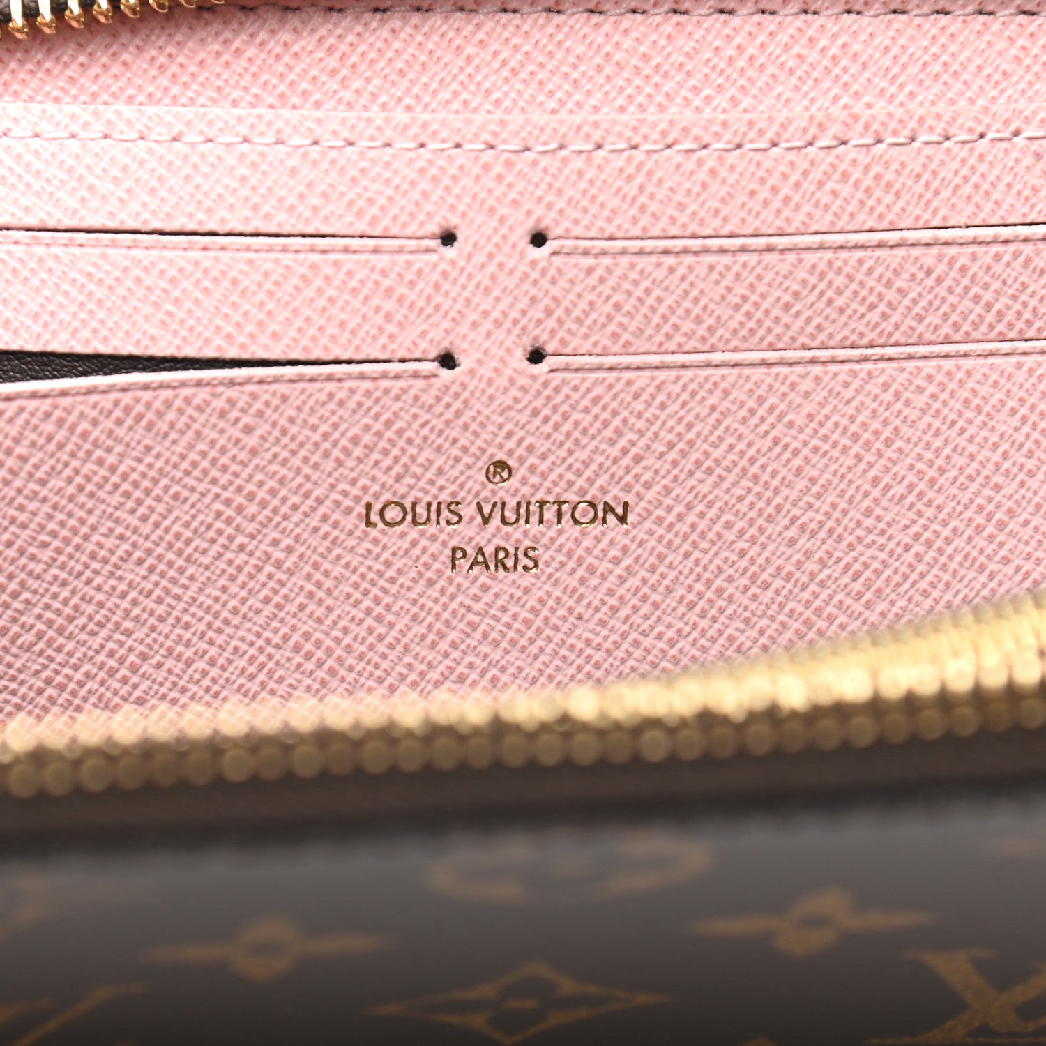 Louis Vuitton Monogram Clemence Wallet Rose Ballerine 6 of 8