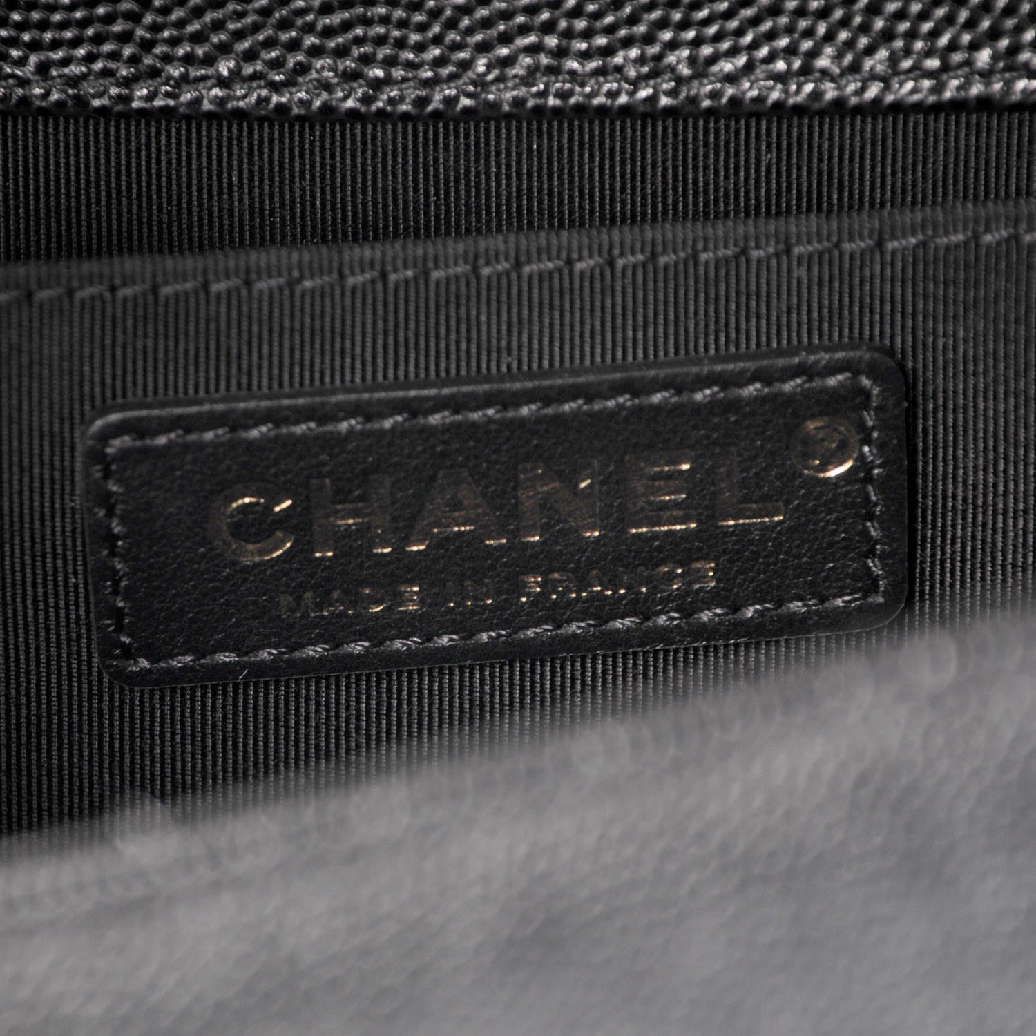 Chanel Caviar Quilted Medium Boy Flap Black 6 of 7