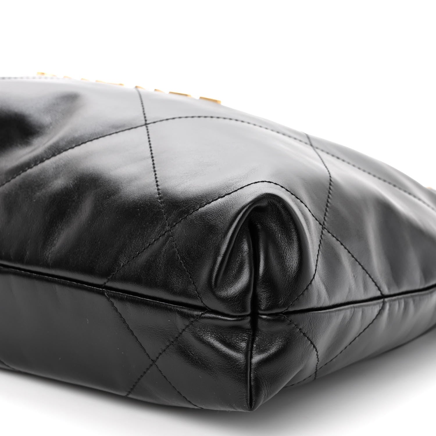 Chanel Shiny Calfskin Quilted Small Chanel 22 Black 11 of 11