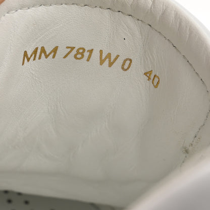 Valentino Garavani Calfskin Rockstud Open Sneakers 40 White Pewter 7 of 13