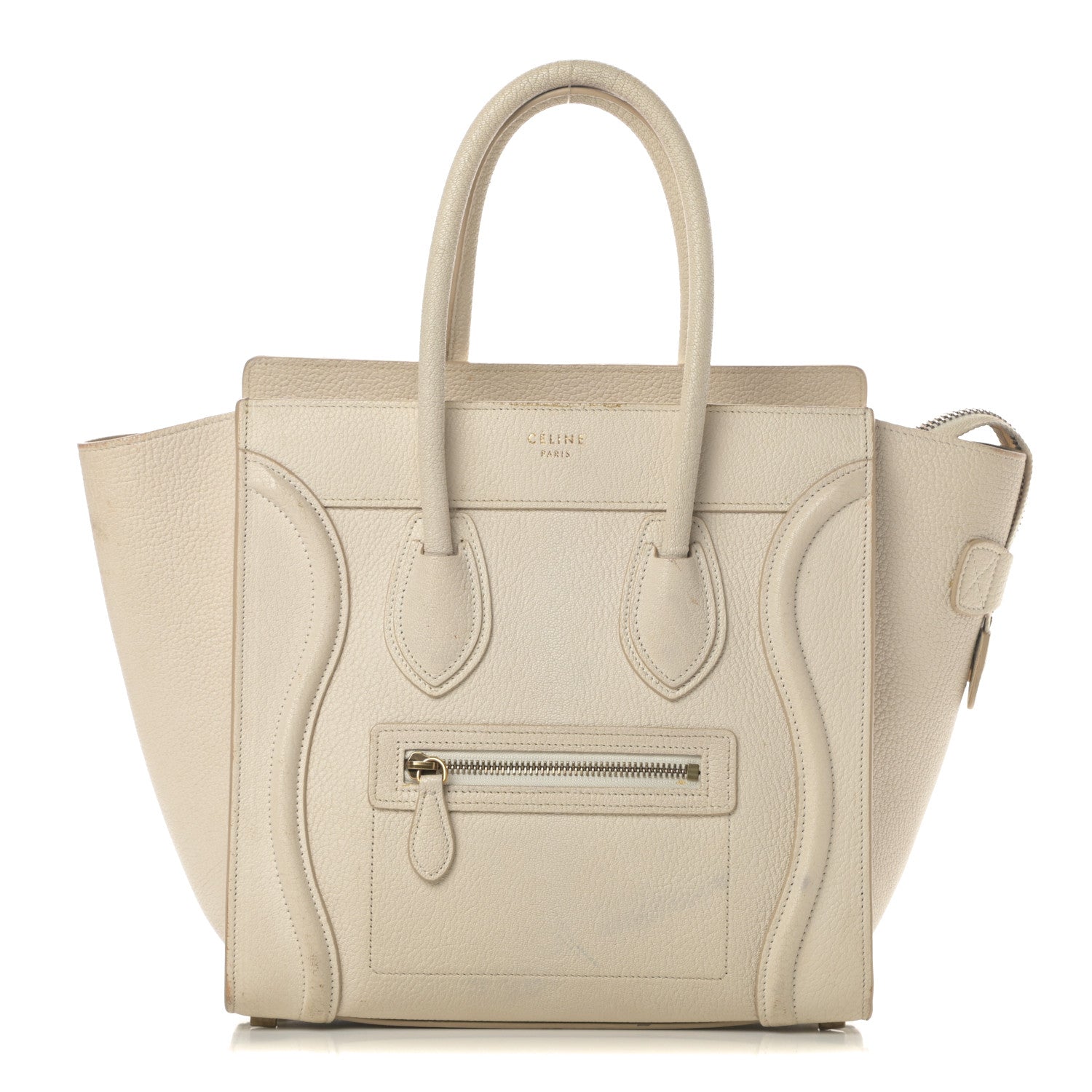 Celine Goatskin Micro Luggage White 1 of 21