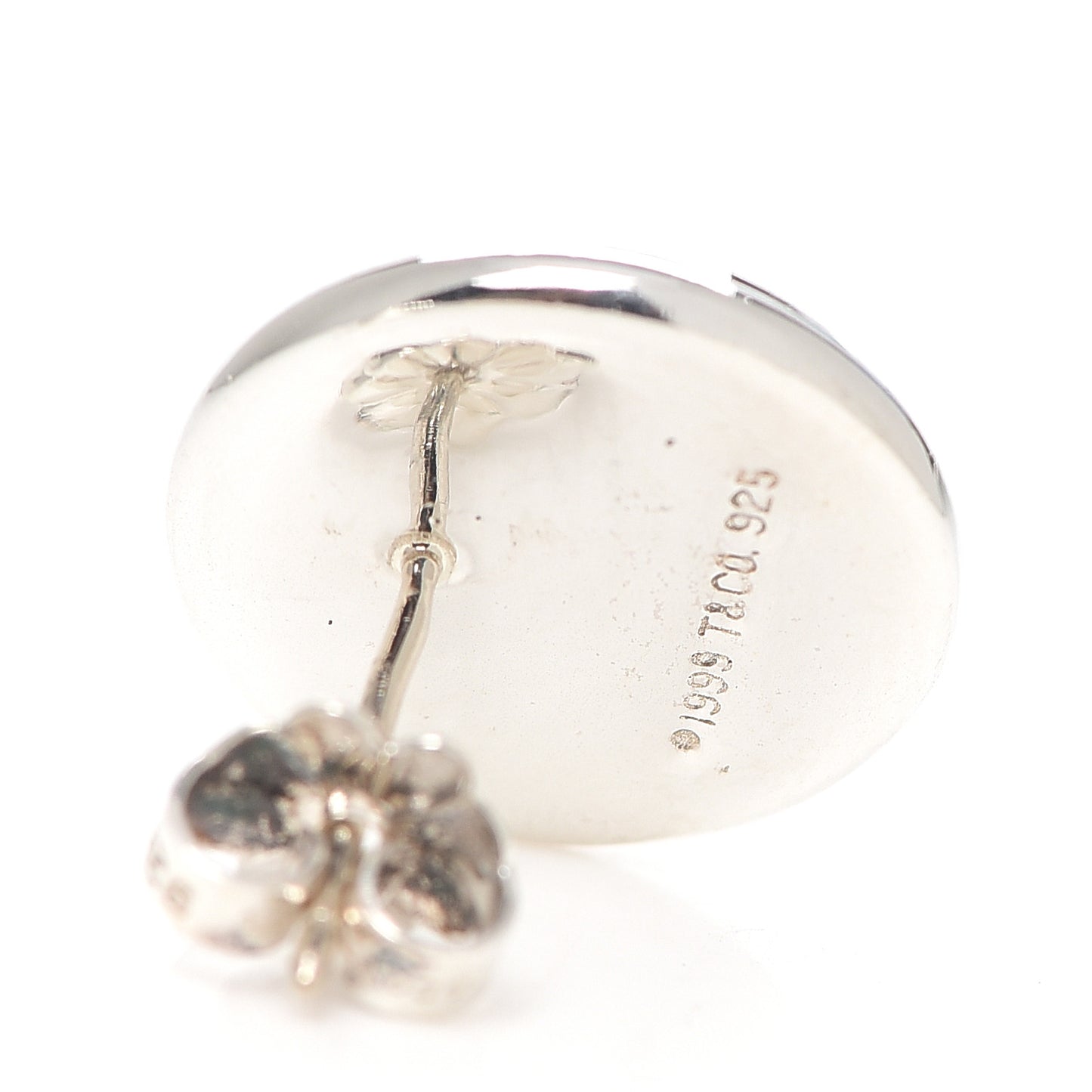 Sterling Silver Round Cone Stud Earrings
