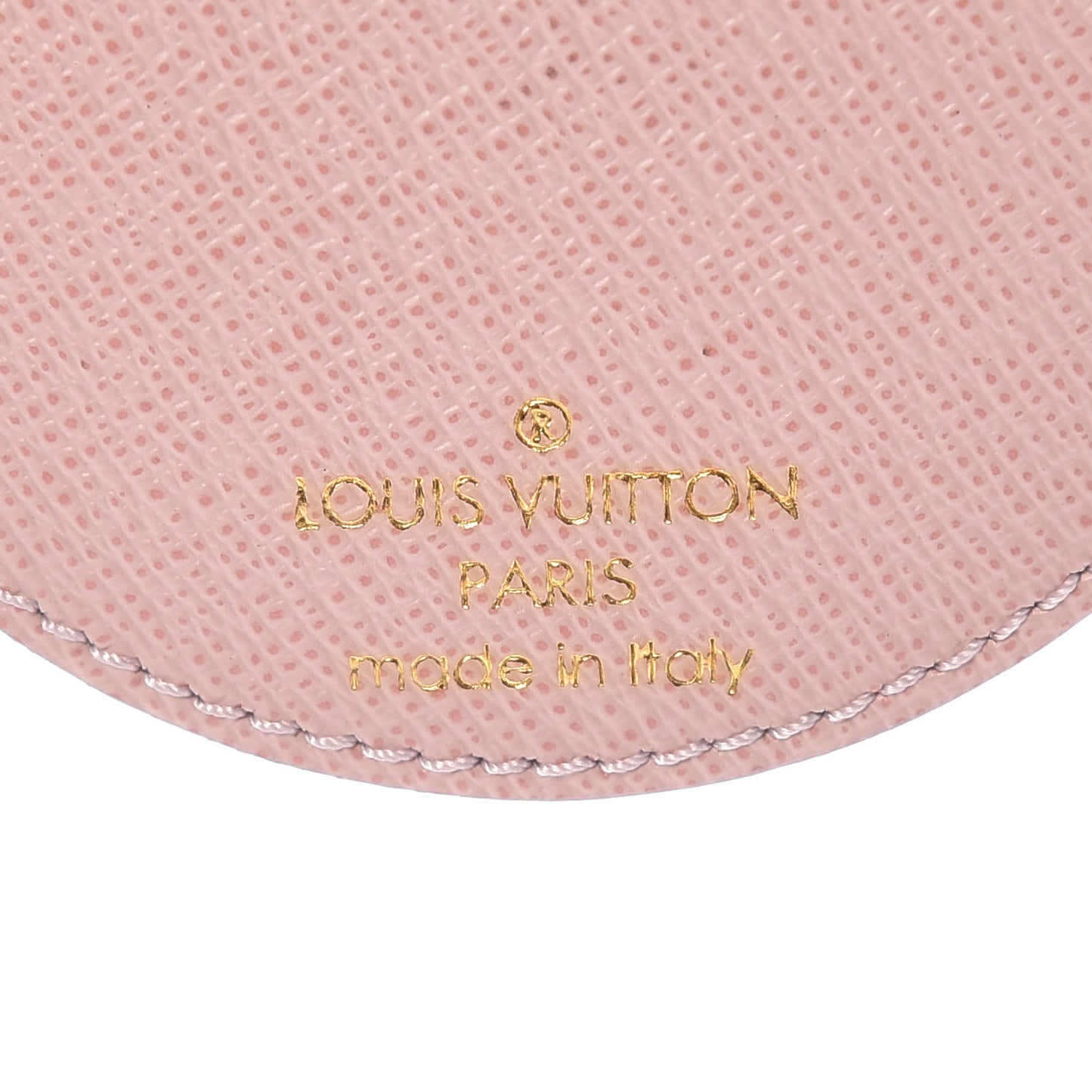 Monogram LV Mirror Bag Charm Key Holder Rose Ballerine