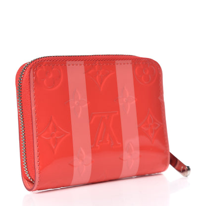 Louis Vuitton Vernis Rayures Zippy Coin Purse Poppy 3 of 7