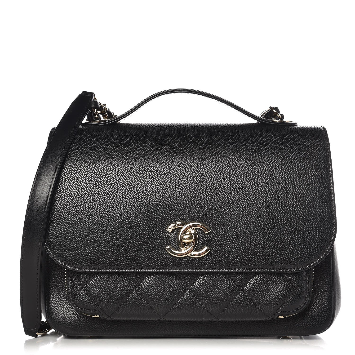 Chanel Caviar Quilted Medium Business Affinity Flap Black 1 of 8