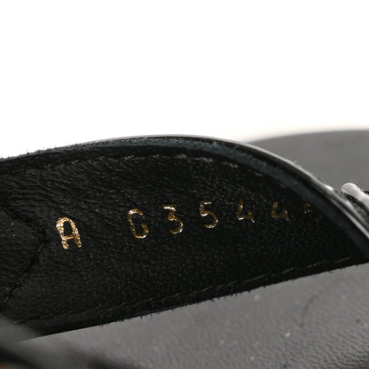 Chanel Patent CC Platform Sandals 36.5 Black 8 of 8