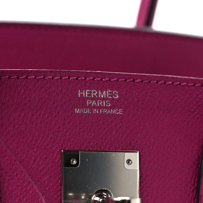 Hermes Epsom BIRKIN 30 Rose Pourpre 6 of 9