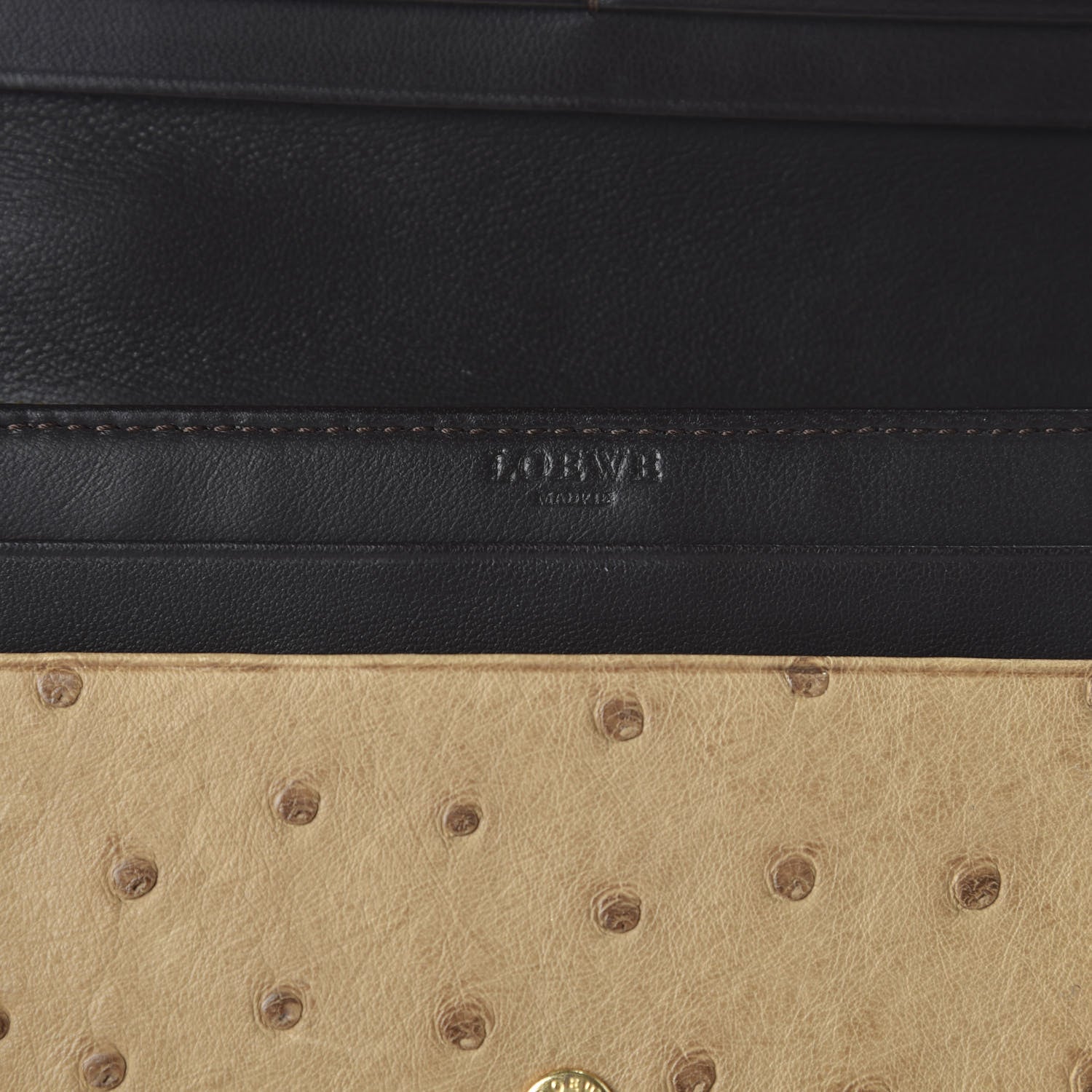 Loewe Ostrich Continental Wallet 8 of 10