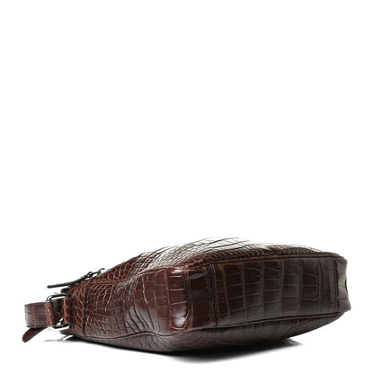 Gucci Crocodile Medium Messenger Bag Brown 3 of 16