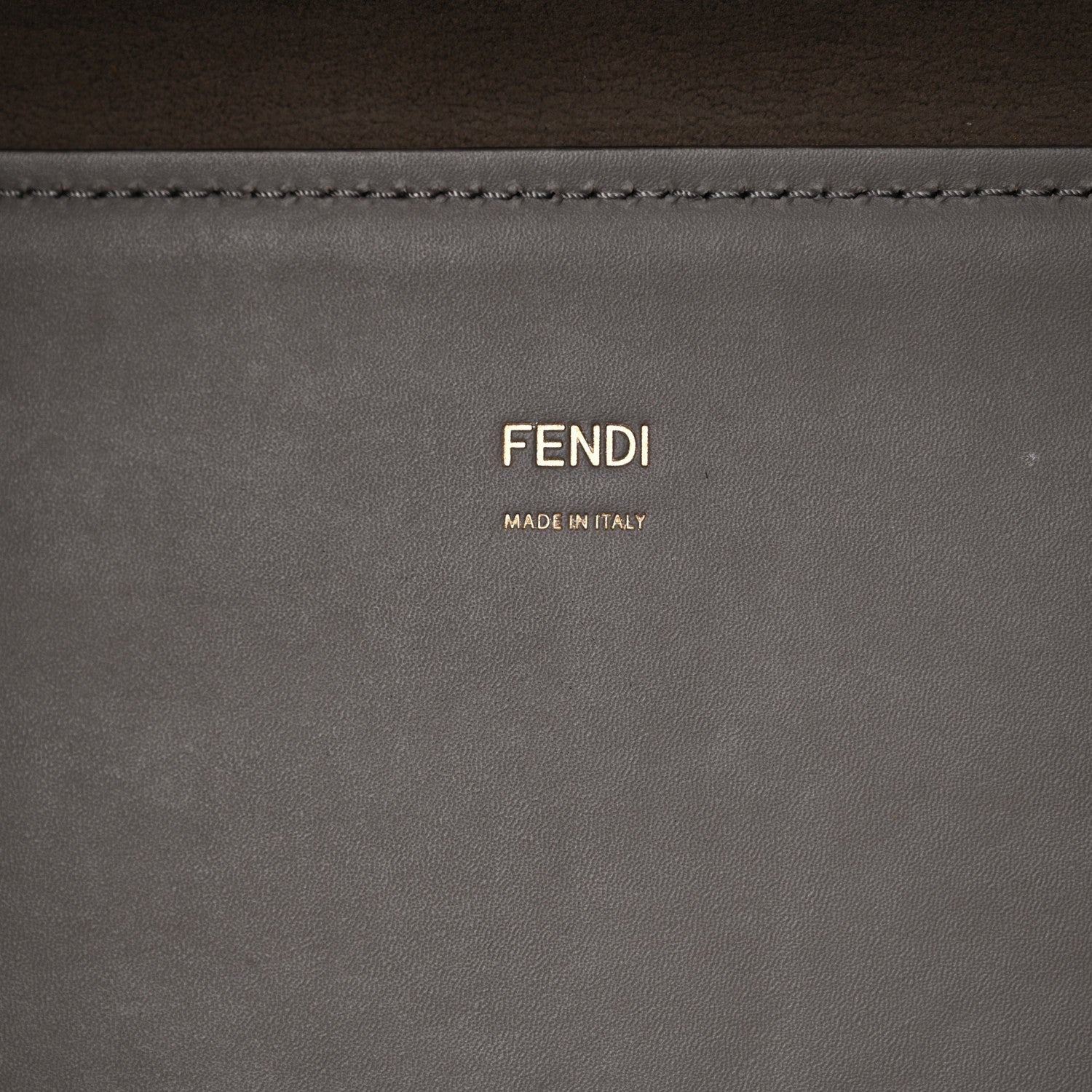 Fendi Vitello King Plexiglass Logo Embossed Medium Fendi Sunshine Shopper Tote Moon 6 of 11