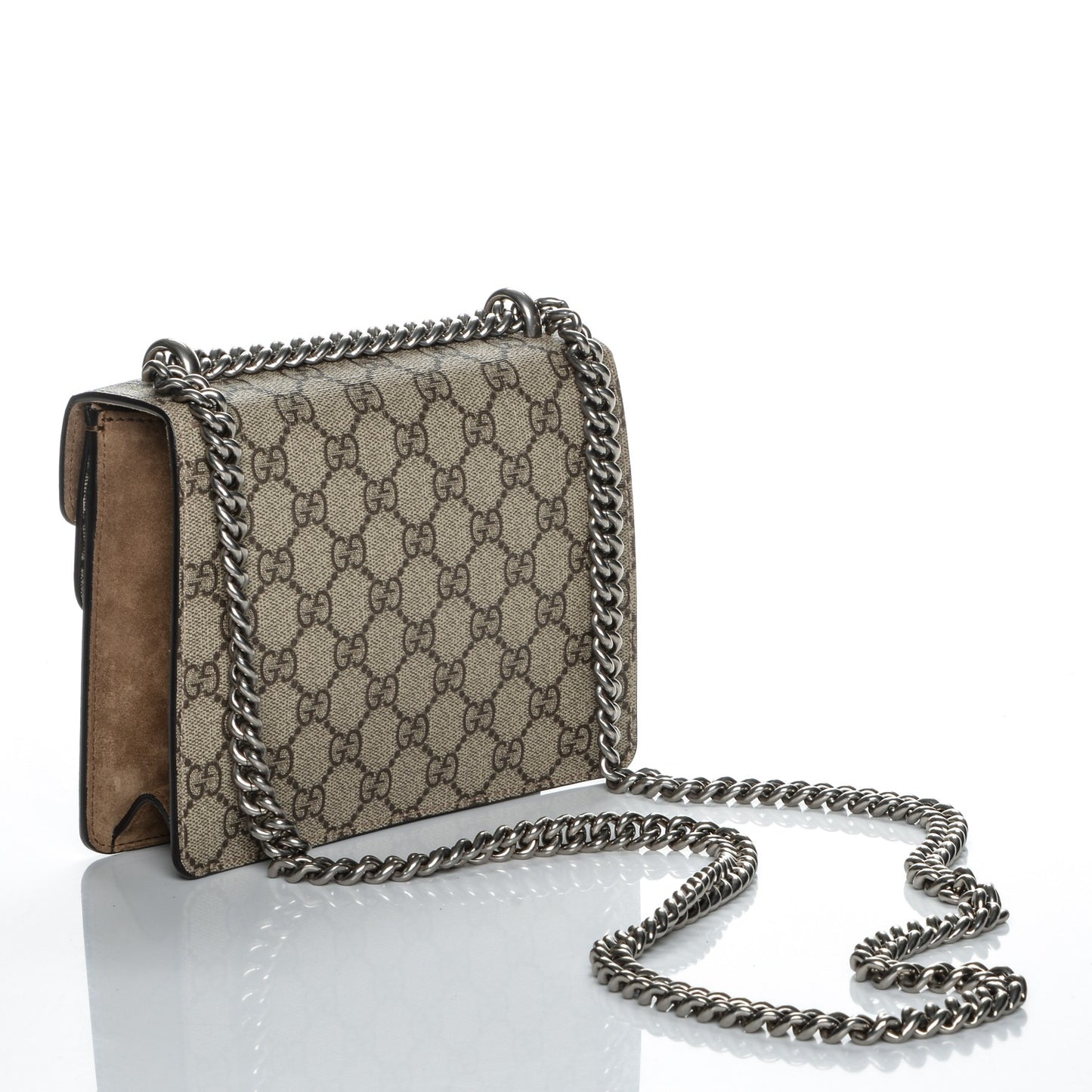 GG Supreme Monogram Mini Dionysus Shoulder Bag Taupe