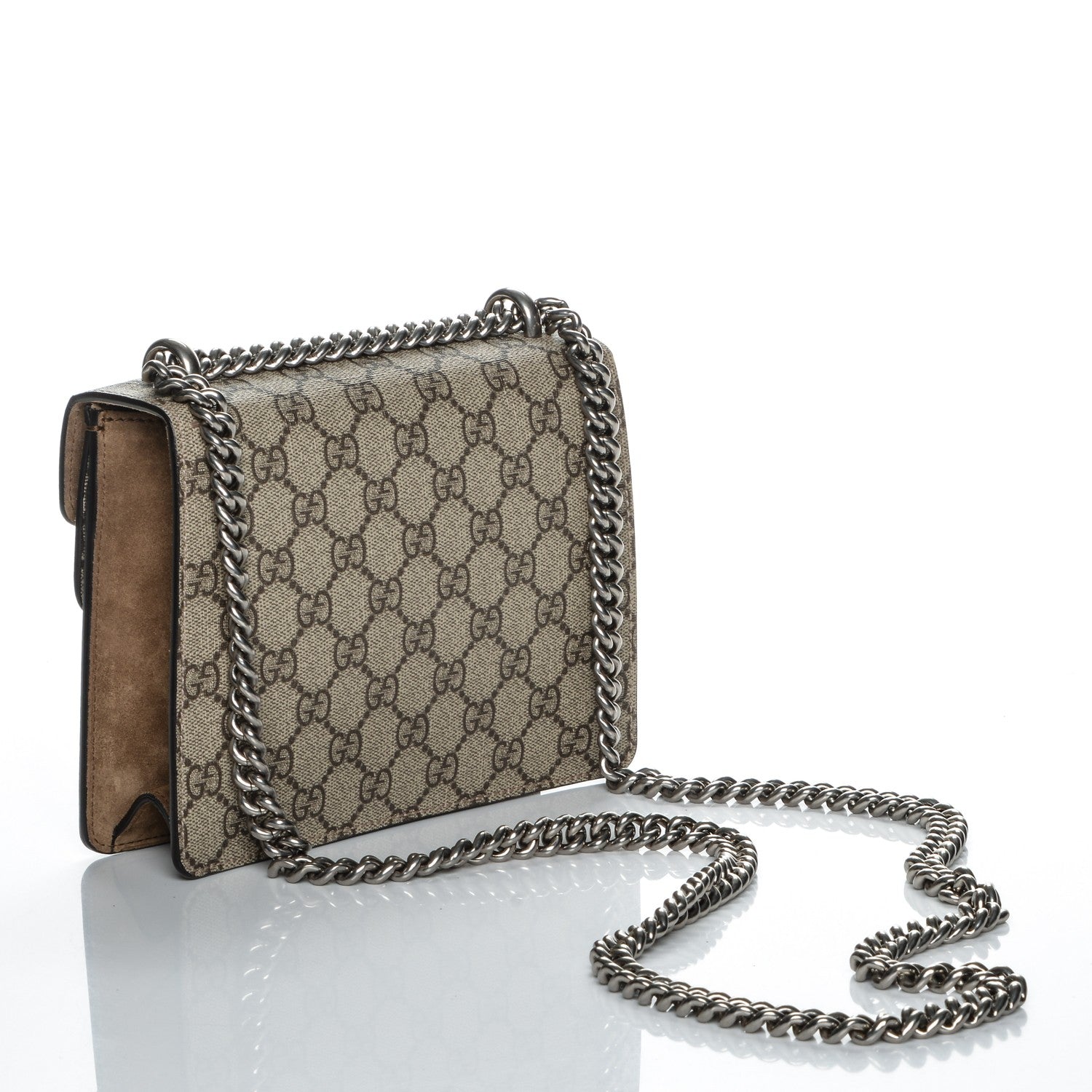 Gucci GG Supreme Monogram Mini Dionysus Shoulder Bag Taupe 3 of 6