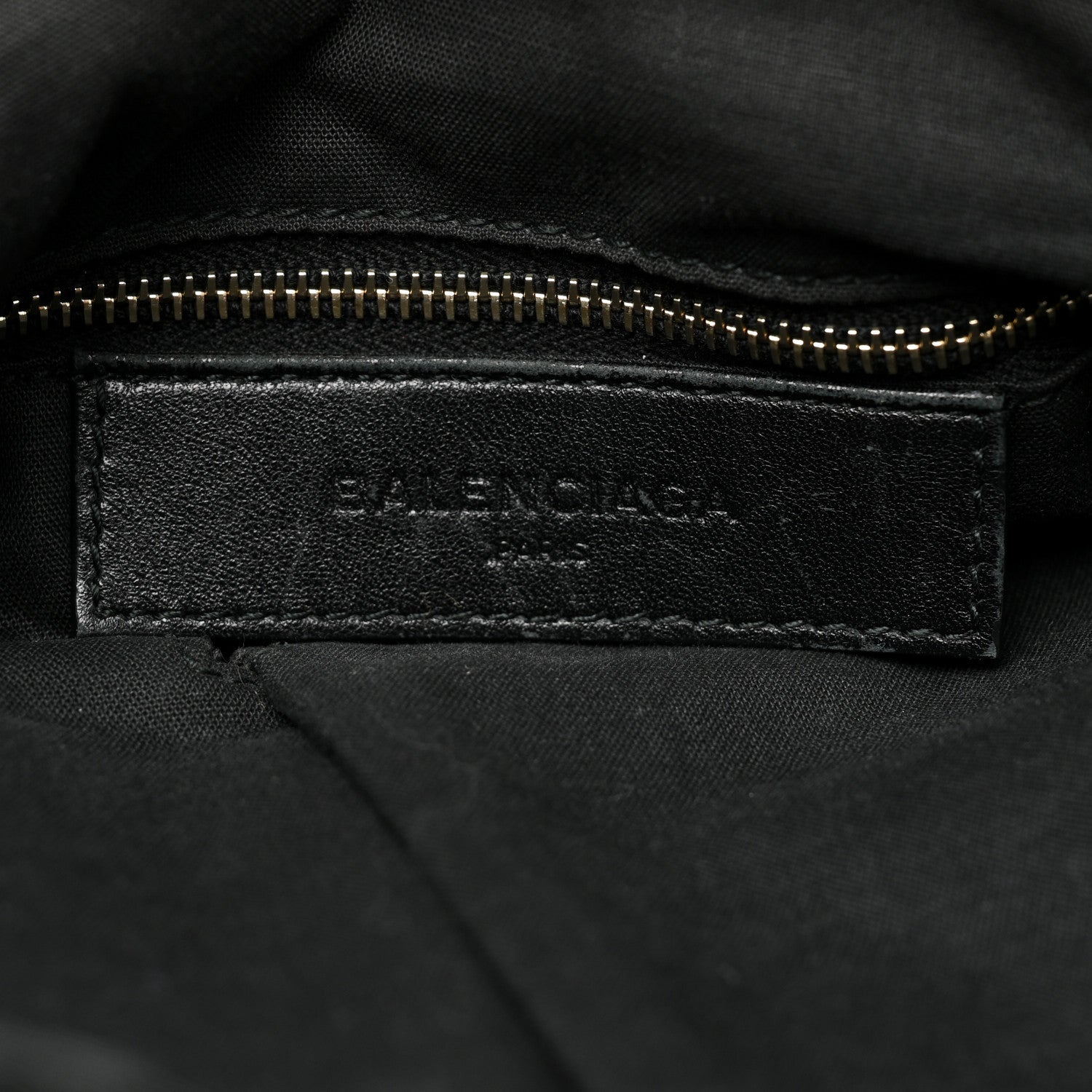 Balenciaga Chevre Gold Metallic Edge Hardware Velo Black 6 of 15