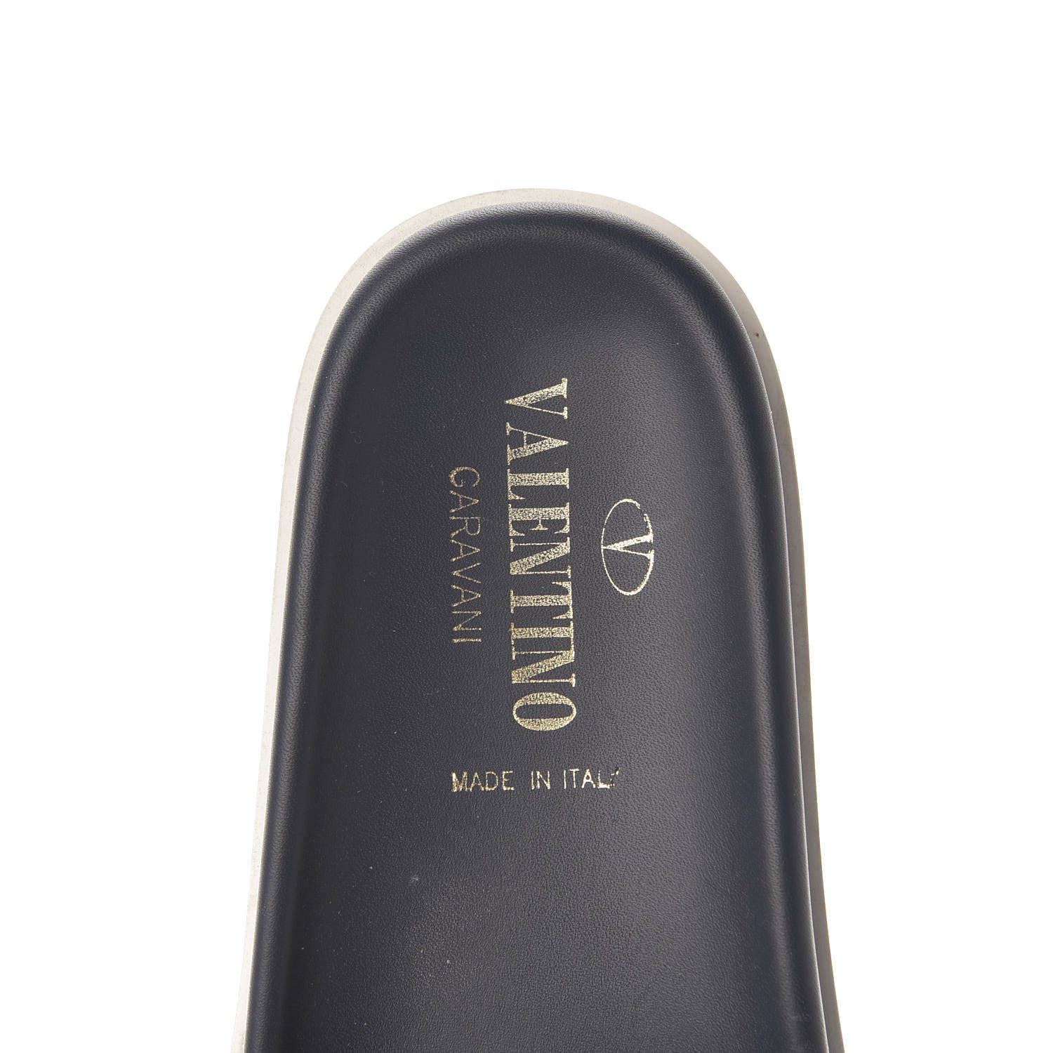 Valentino Garavani Nappa Free Rockstud Spike Pool Slide Sandals 38 Marine 6 of 8