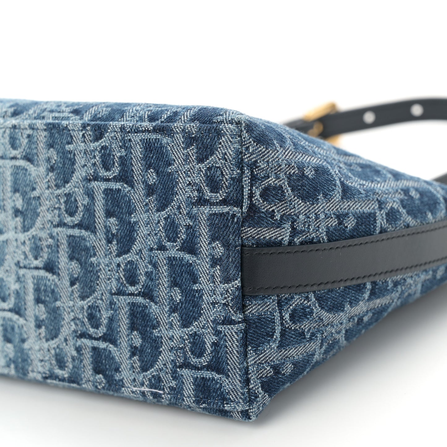 Denim Oblique Jacquard DiorStar Hobo Bag Blue