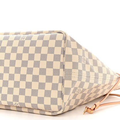 Louis Vuitton Damier Azur Neo Neverfull GM Rose Ballerine 11 of 12
