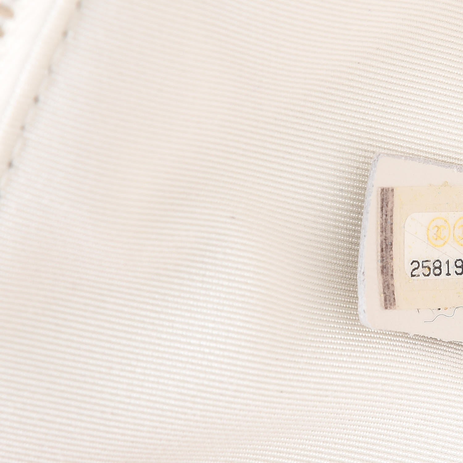 Chanel Crumpled Calfskin PVC Quilted Backpack White 8 of 9