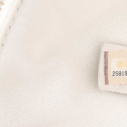 Chanel Crumpled Calfskin PVC Quilted Backpack White 8 of 9