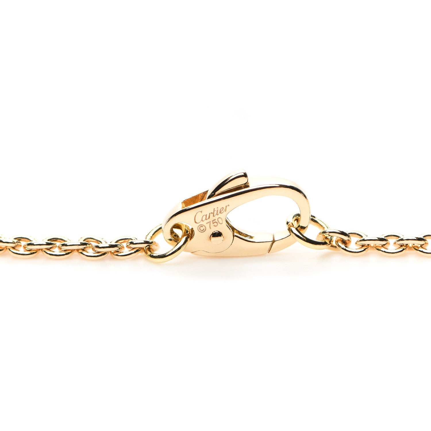 Cartier 18K Pink Yellow White Gold Baby Trinity Pampilles Necklace 4 of 5