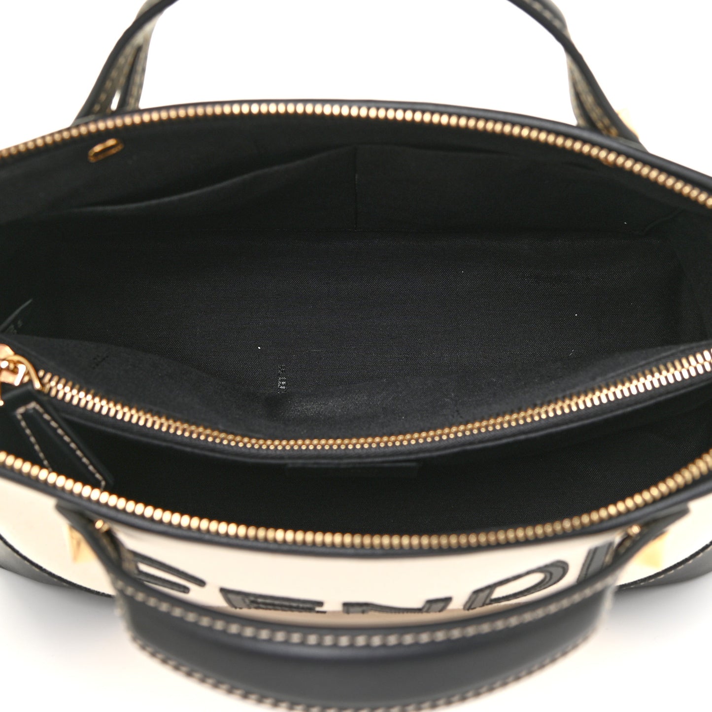 Canvas Vitello King Logo Embroidered Medium By The Way Boston Bag Grezzo Black