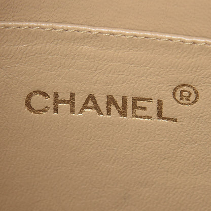 Chanel Lambskin Quilted Shoulder Bag Beige 6 of 18