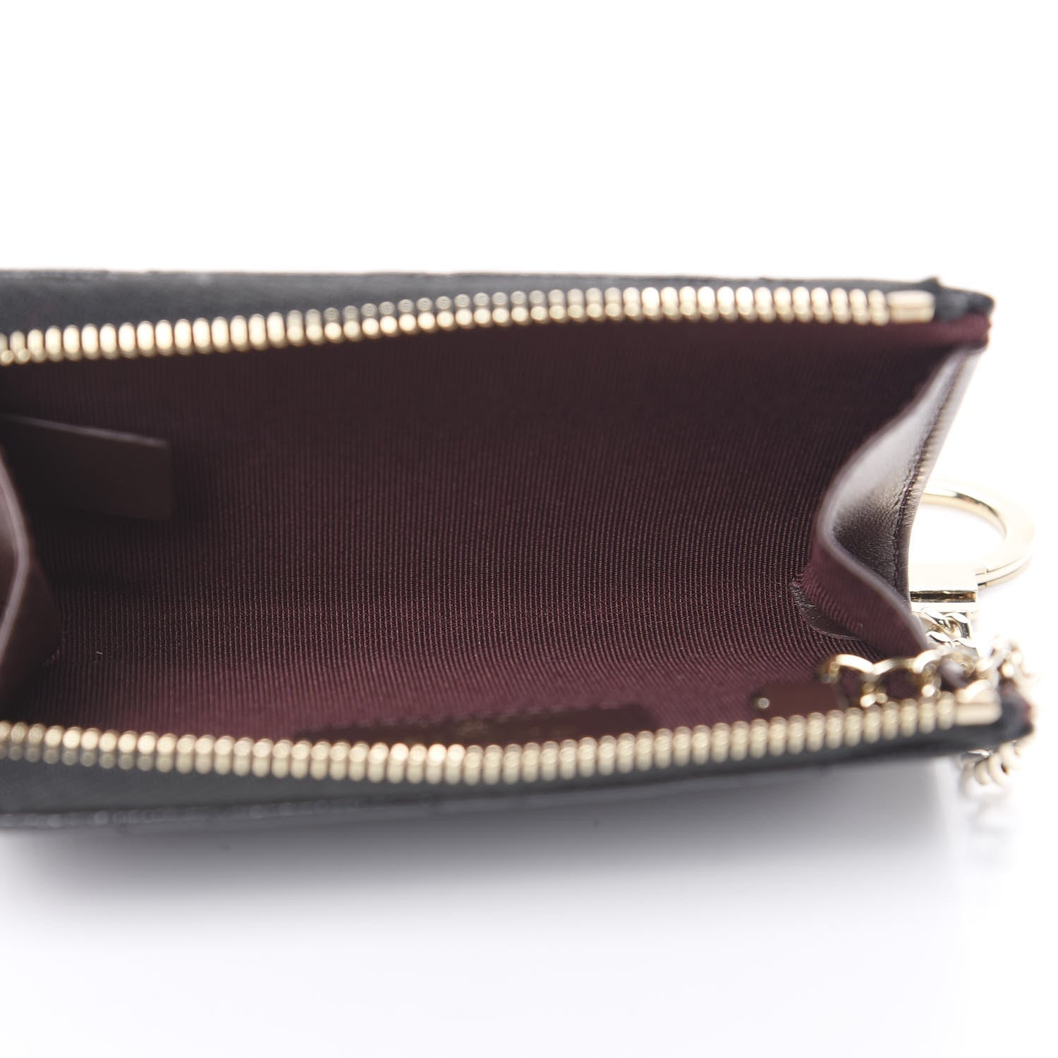 Chanel Caviar Quilted Key Holder Case Black 4 of 7
