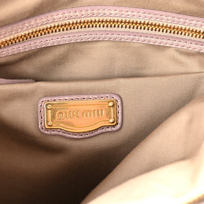 Miu Miu Vitello Lux Bag Mughetto 6 of 9