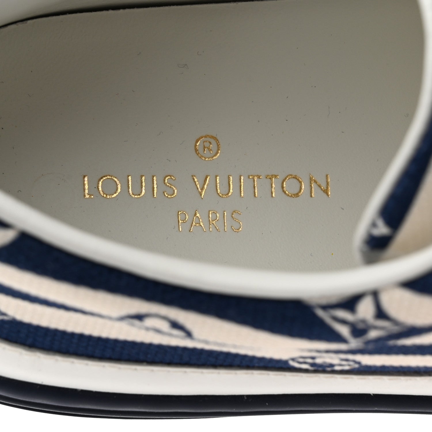 Louis Vuitton Canvas Escale Stellar Sneakers 37.5 Blue 6 of 8