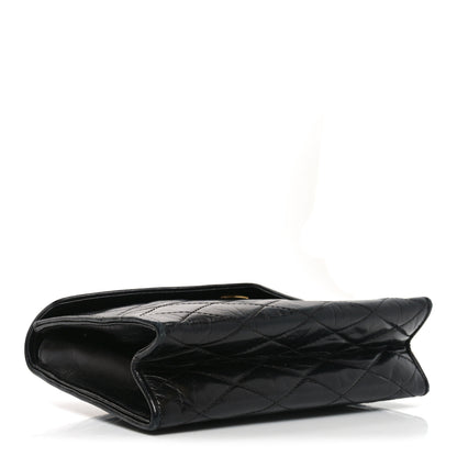 Chanel Lambskin Quilted Flap Pouch Black 4 of 8