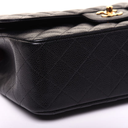 Chanel Caviar Quilted Jumbo Double Flap Black 6 of 12