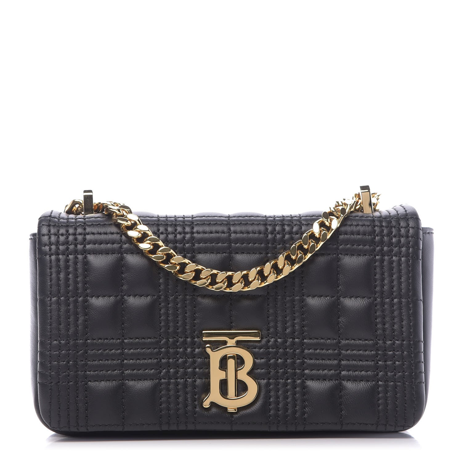 Burberry Grainy Calfskin Quilted Mini Lola Bag Black 1 of 11