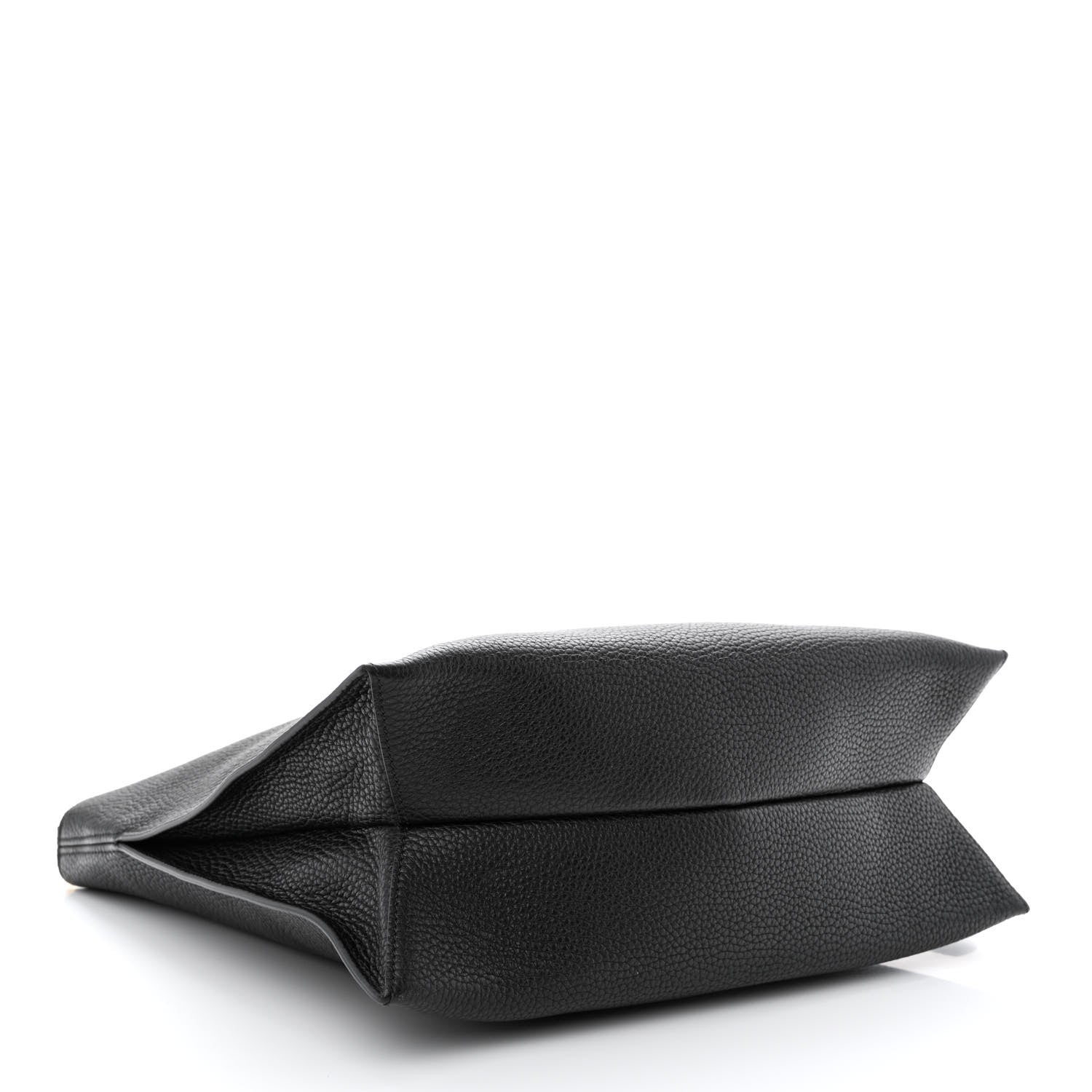 Tom Ford Pebbled Calfskin Large Alix Padlock Zip Hobo Bag Black 5 of 12