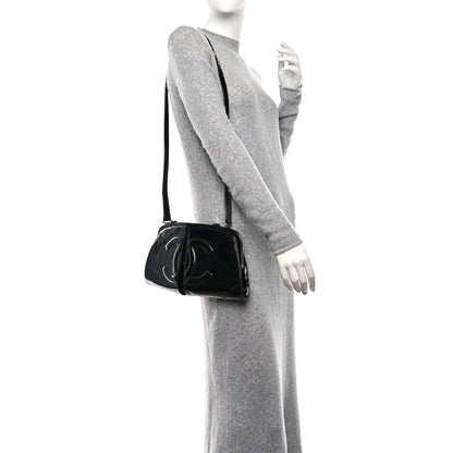 Chanel Patent Split Frame Bag Black 2 of 10