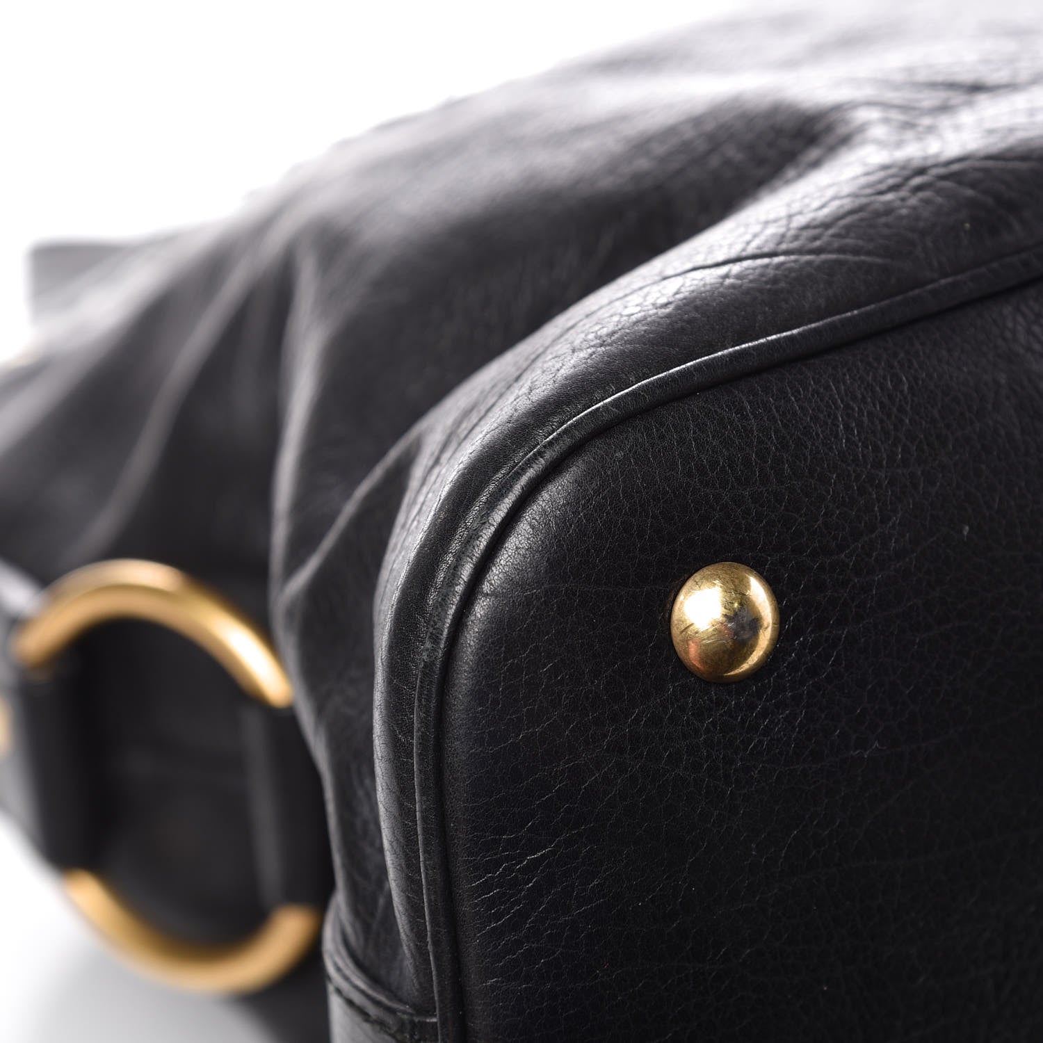 Saint Laurent Calfskin Oversized Muse Black 16 of 17