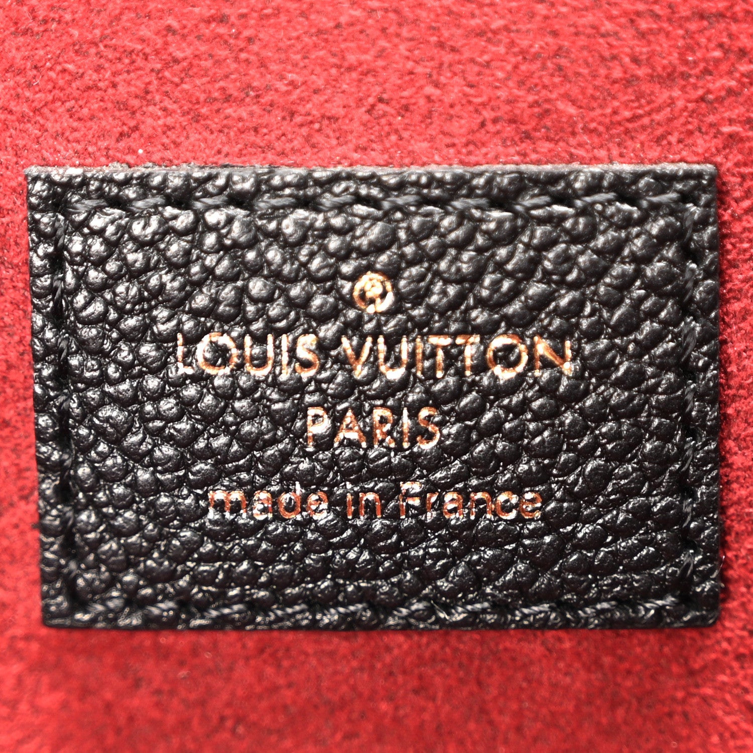 Louis Vuitton Empreinte Monogram Giant Pochette Metis Black Beige 6 of 9